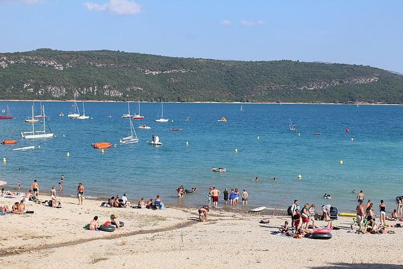 Quelle est la plus belle plage du lac de Sainte-croix ?